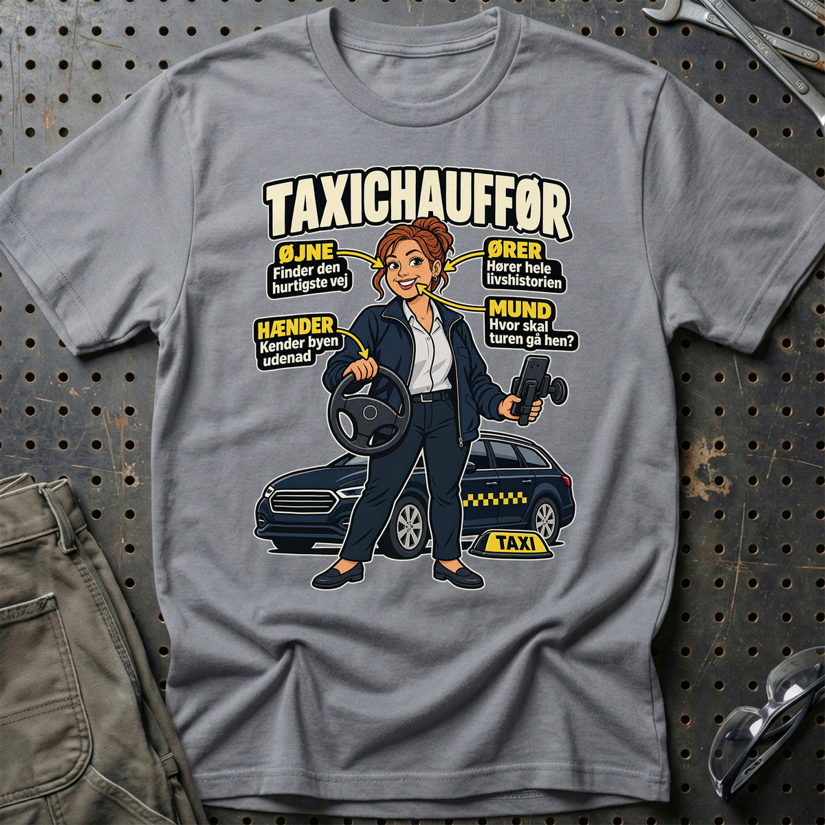 
Produktbillede af Taxichauffør – Anatomi T-Shirt