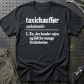 
Taxichauffør – Definition T-Shirt – Sort