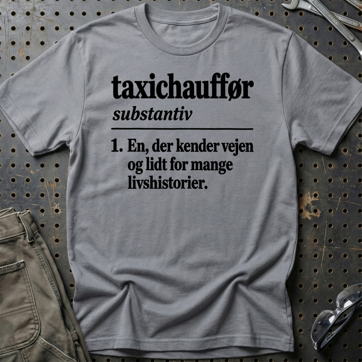 
Taxichauffør – Definition T-Shirt – Grå Sport