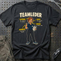 Teamleder – Anatomi T-Shirt-Beklædning-Garage Culture-Sort-S-Garage Culture Shop- garage - man cave - merchandise