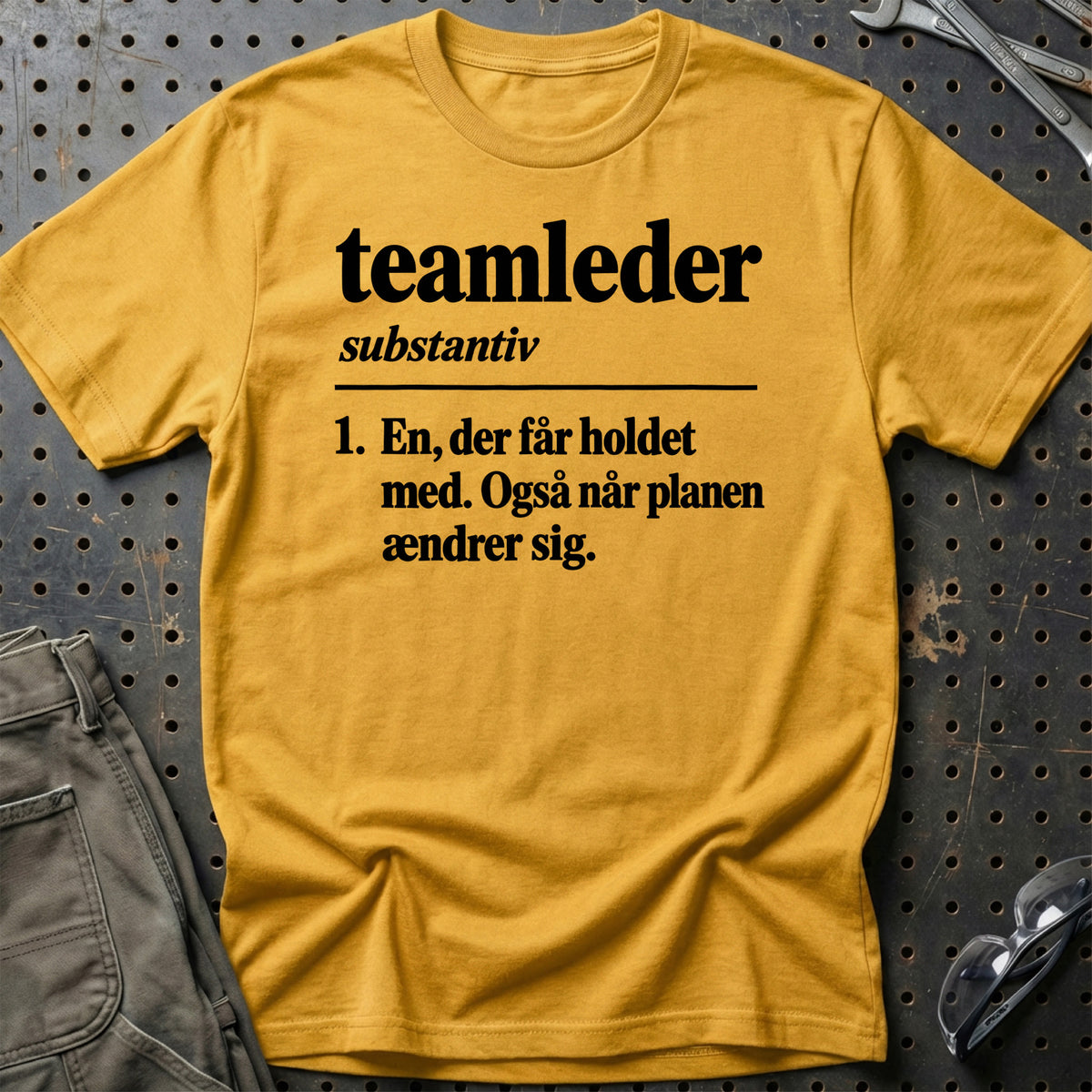 
Teamleder – Definition T-Shirt – Guld