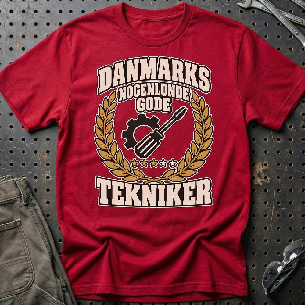 
Produktbillede af Tekniker – Danmarks Nogenlunde Gode T-Shirt