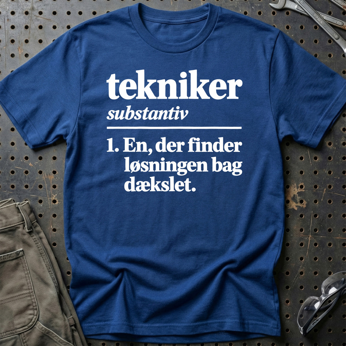 
Tekniker – Definition T-Shirt – Blå Royal