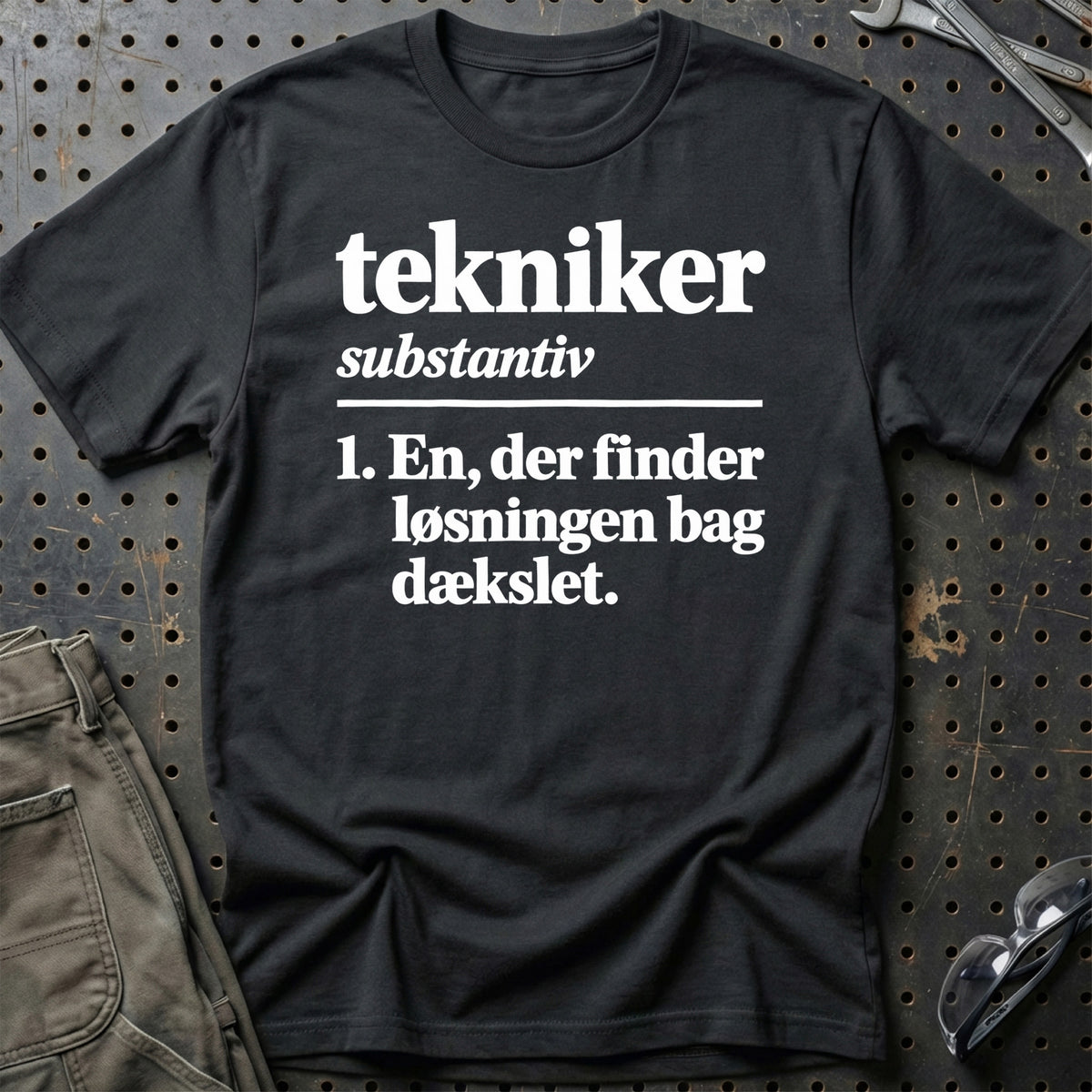 
Tekniker – Definition T-Shirt – Sort