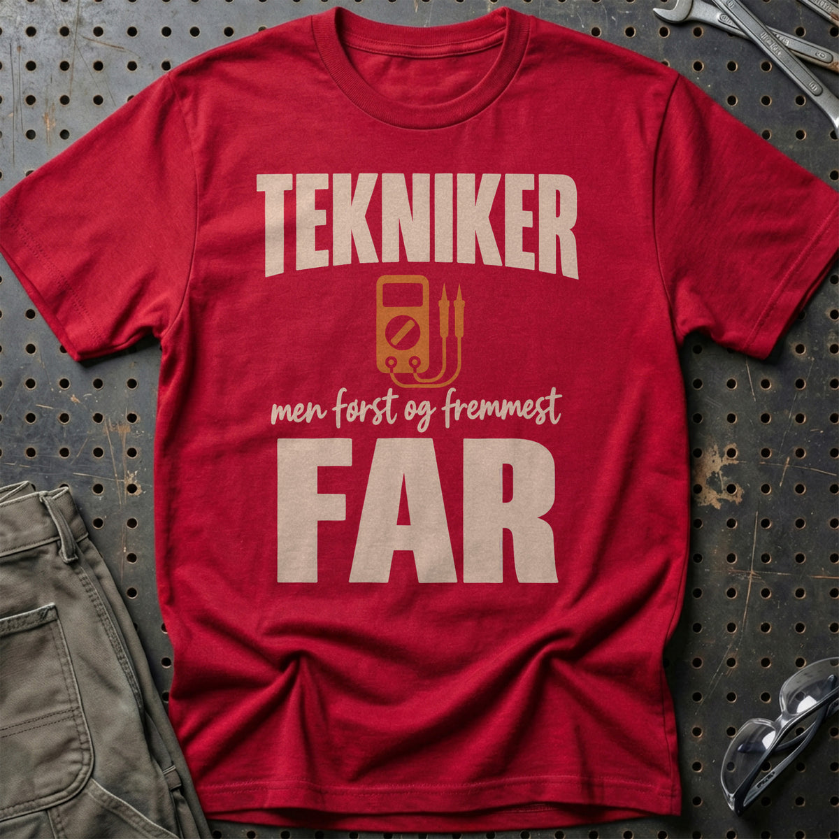 
Produktbillede af Tekniker – Men Først Og Fremmest Far T-Shirt
