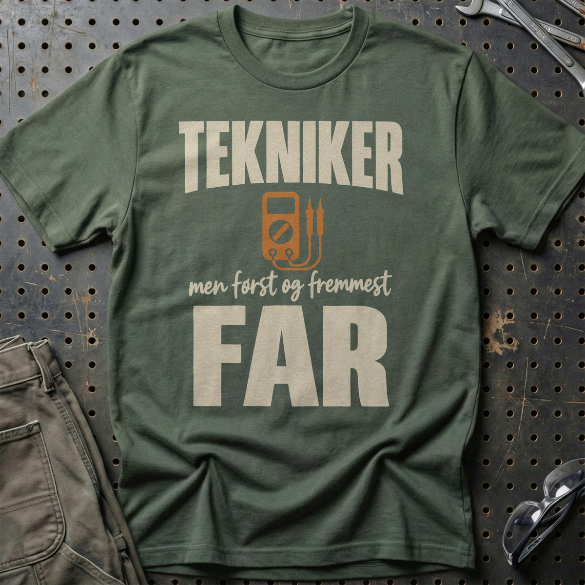 
Produktbillede af Tekniker – Men Først Og Fremmest Far T-Shirt