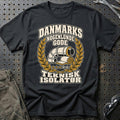 
Teknisk isolatør – Danmarks nogenlunde gode – Unisex T-Shirt – Sort