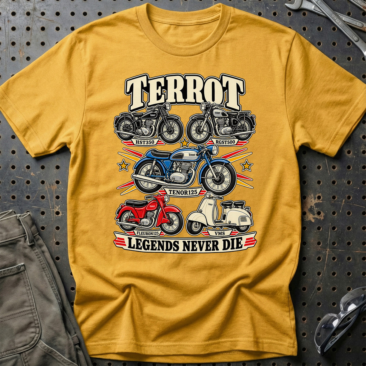 
Produktbillede af Terrot Legends Never Die T-Shirt