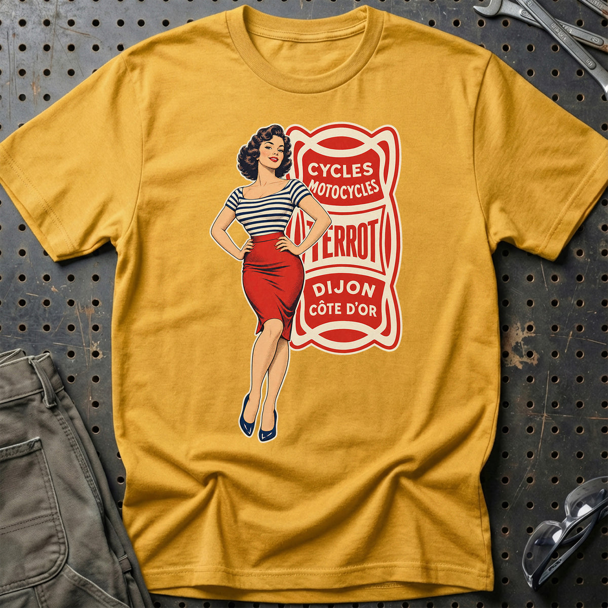 
Produktbillede af Terrot Retro Pinup T-Shirt