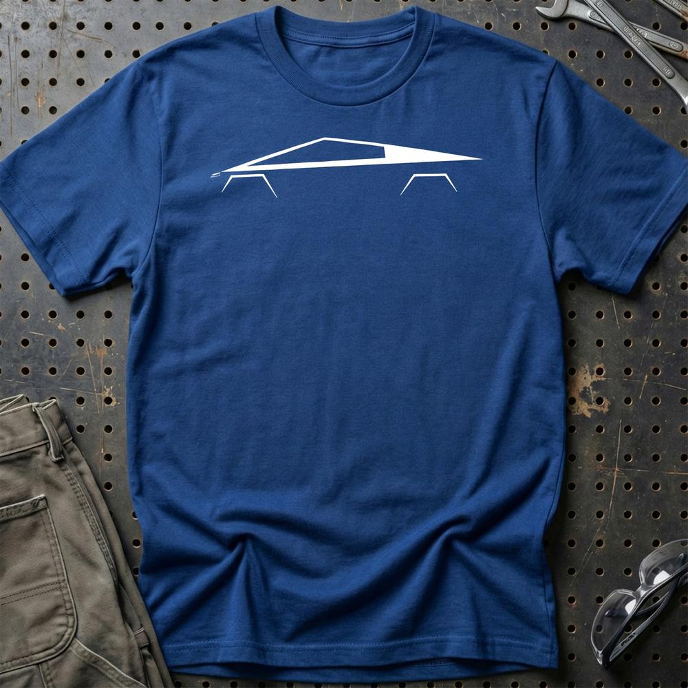 
Produktbillede af Tesla Cybertruck Silhuet T-Shirt
