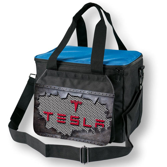 Tesla - Køletaske Til 24 Dåser-cooler-Tesla-Garage Culture Shop- garage - man cave - merchandise