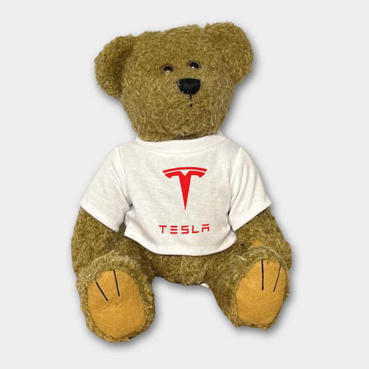 Tesla Plysdyr Bamse, Teddy Bear-Bamse-Tesla-Garage Culture Shop- garage - man cave - merchandise