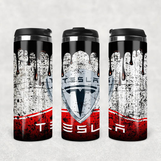 Tesla Termokrus Tumbler Rustfrit Stål-Krus-Tesla-Garage Culture Shop- garage - man cave - merchandise