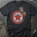Texaco Pinup T-Shirt-Beklædning-Motoroil-Sort-S-Garage Culture Shop- garage - man cave - merchandise