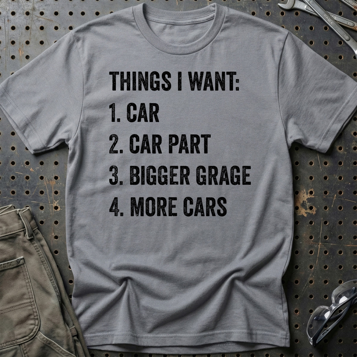
Things i want T-Shirt – Grå Sport