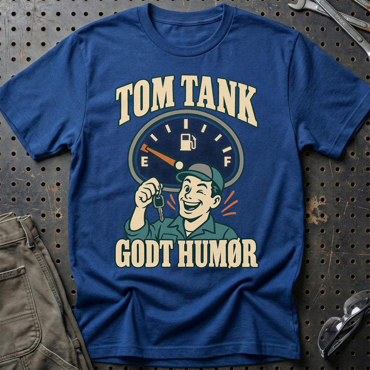 
Tom tank – Godt humør T-Shirt – Blå Royal
