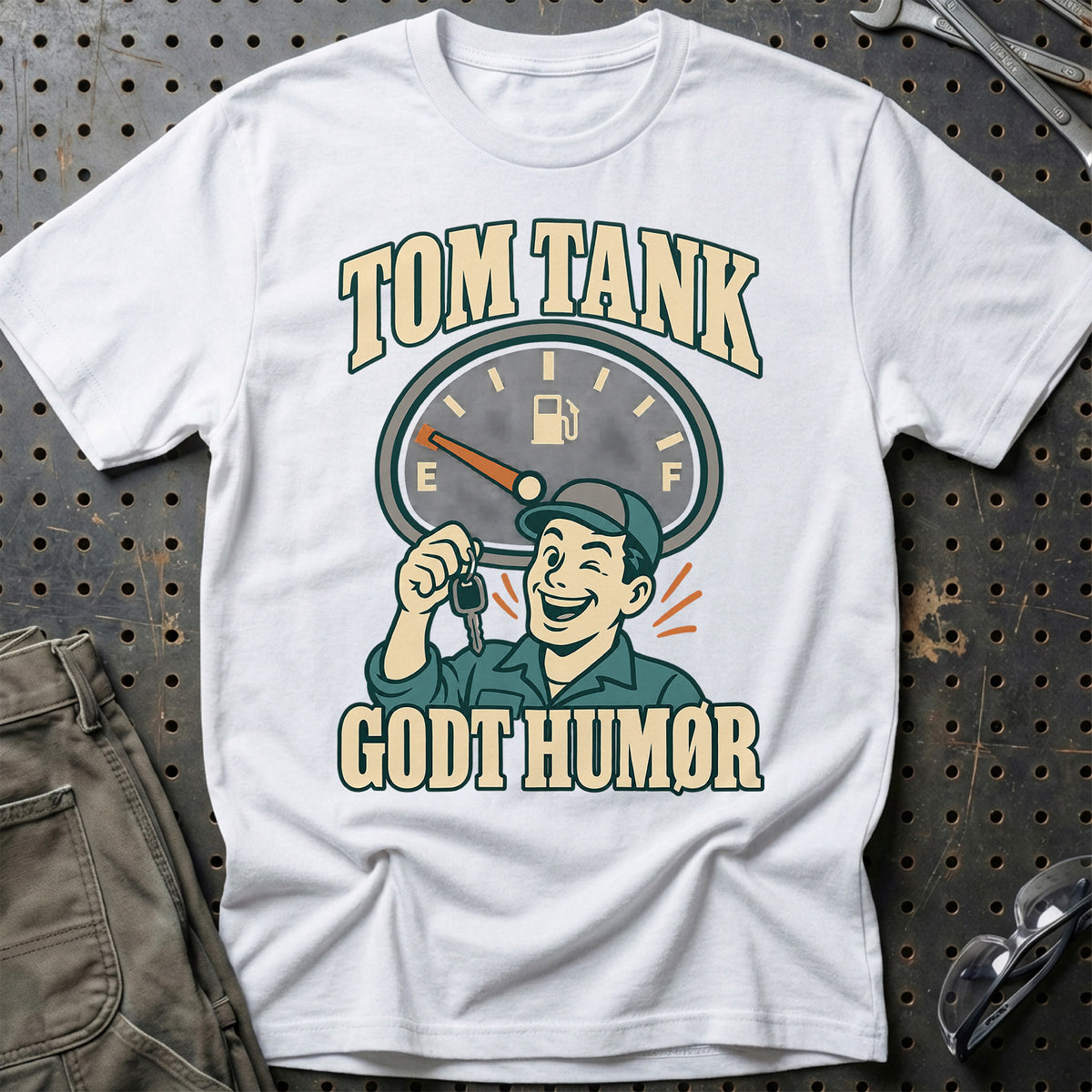 
Tom tank – Godt humør T-Shirt – Hvid