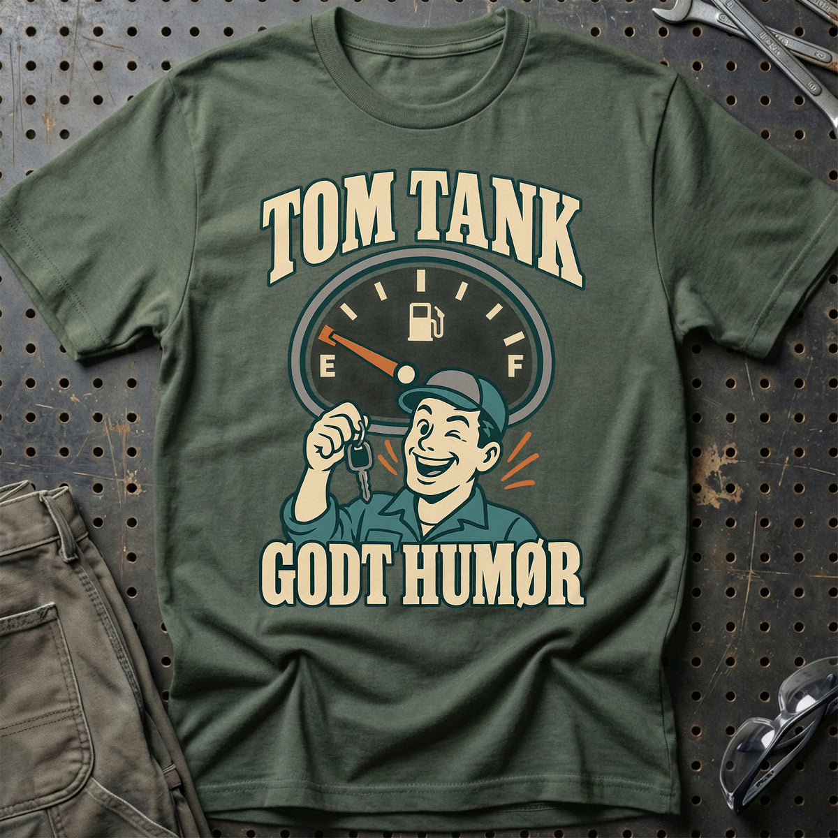 
Tom tank – Godt humør T-Shirt – Grøn Militær