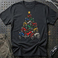 Tomos Juletræ T-Shirt-Beklædning-Tomos-Sort-S-Garage Culture Shop- garage - man cave - merchandise