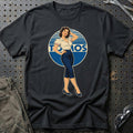Tomos Retro Pinup T-Shirt – Sort