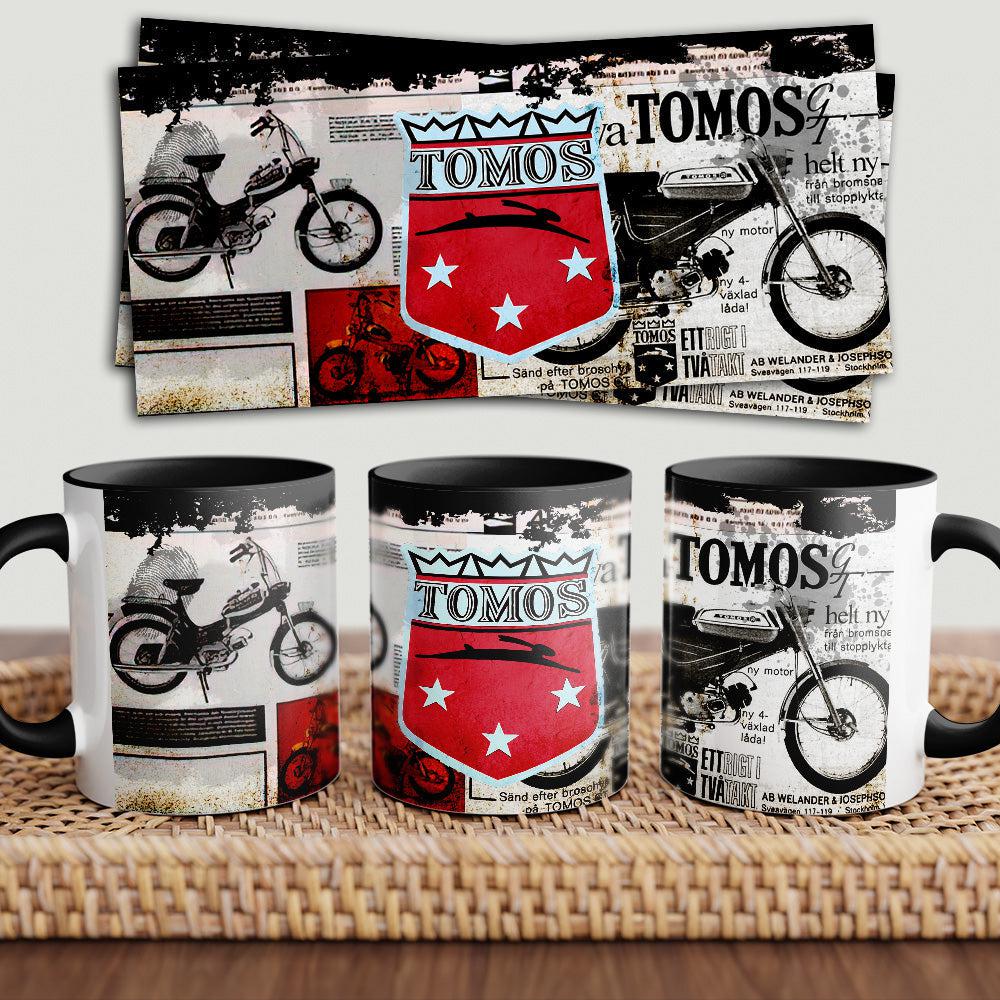 Tomos "To Toner" Vintage Keramisk Krus-Krus-Tomos-Garage Culture Shop- garage - man cave - merchandise