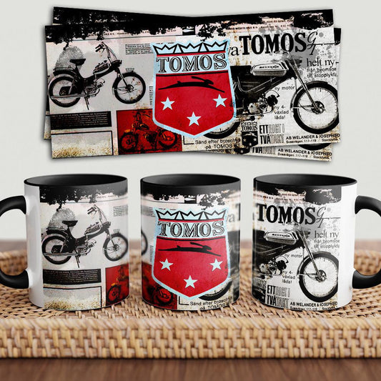 Tomos "To Toner" Vintage Keramisk Krus-Krus-Tomos-Garage Culture Shop- garage - man cave - merchandise