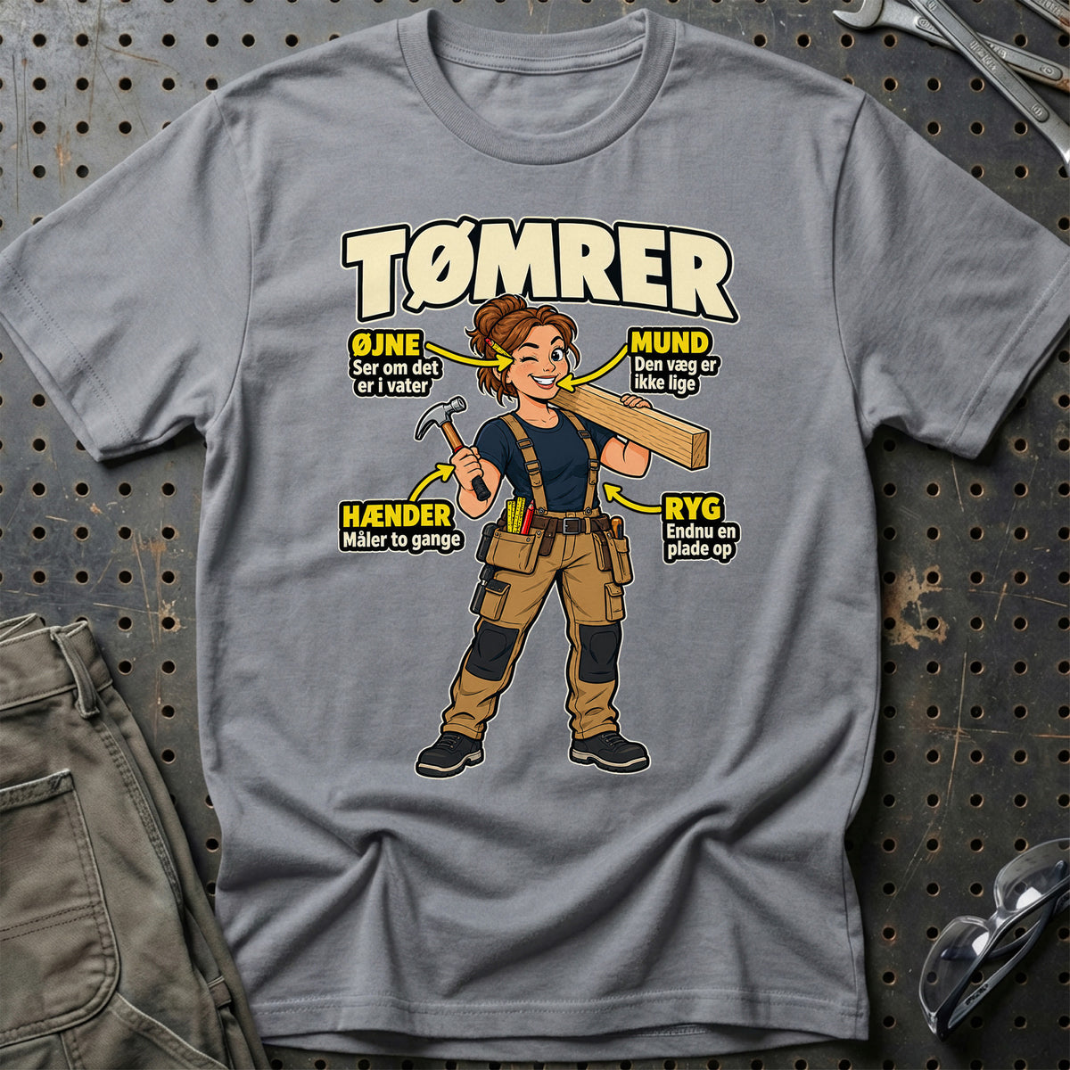 
Produktbillede af Tømrer – Anatomi T-Shirt
