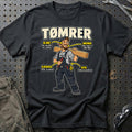 Tømrer – Anatomi T-Shirt – Sort