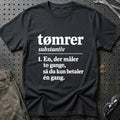 
Tømrer – Definition T-Shirt – Sort