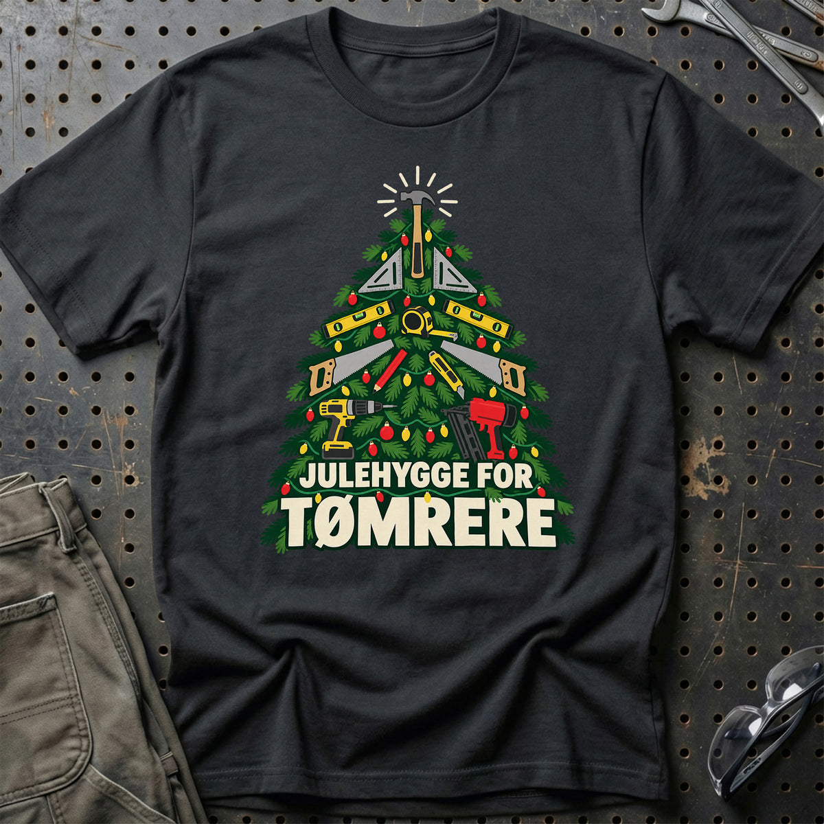 
Tømrer – Julehygge – Unisex T-Shirt – Sort