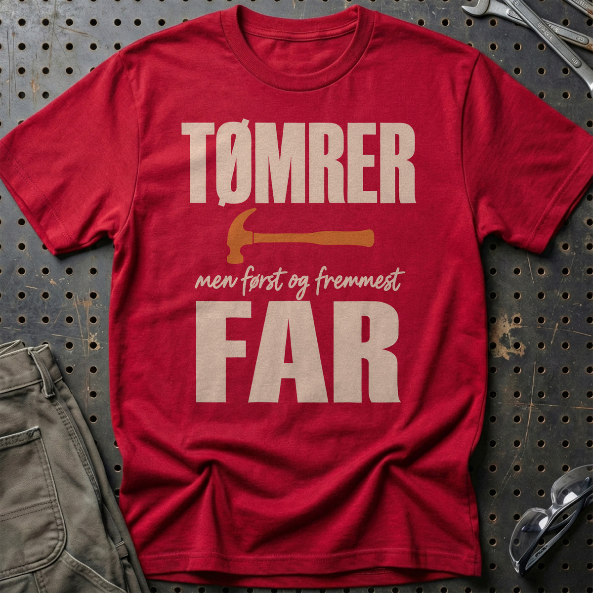 
Produktbillede af Tømrer – Men Først Og Fremmest Far T-Shirt