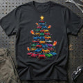 Toyota Juletræ Christmas Tree T-Shirt-Beklædning-Toyota-Sort-S-Garage Culture Shop- garage - man cave - merchandise