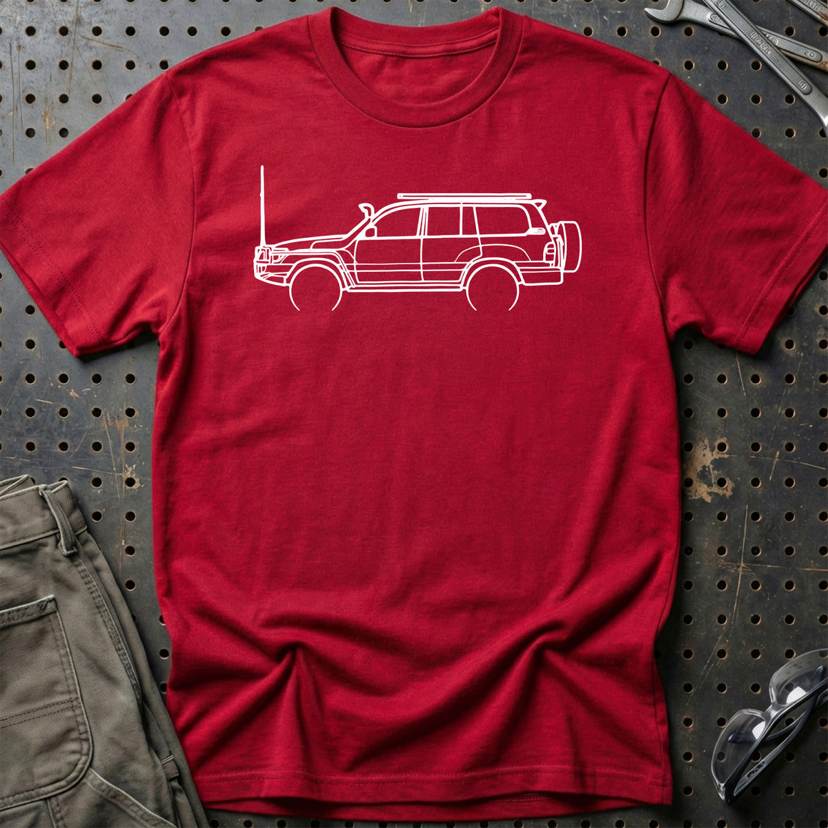
Produktbillede af Toyota Landcruiser 100 Series 2007 Outline T-Shirt