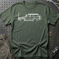 
Produktbillede af Toyota Landcruiser 100 Series 2007 Outline T-Shirt
