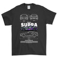 Toyota Supra A90 T-Shirt-Beklædning-Toyota-Sort-S-Garage Culture Shop- garage - man cave - merchandise