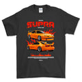 Toyota Supra MK3 T-Shirt-Beklædning-Toyota-Sort-S-Garage Culture Shop- garage - man cave - merchandise