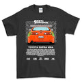 Toyota Supra MK4 T-Shirt-Beklædning-Toyota-Sort-S-Garage Culture Shop- garage - man cave - merchandise