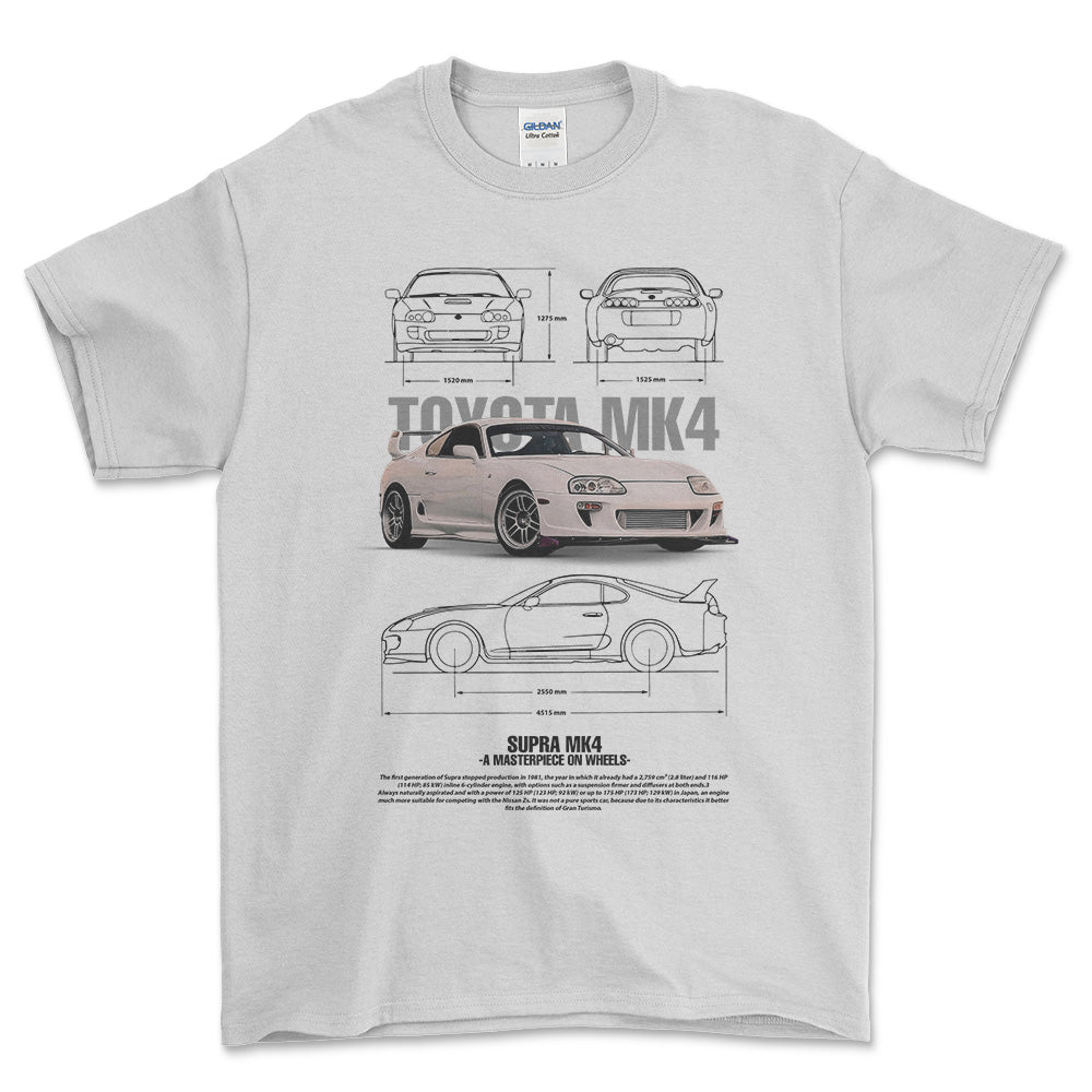 Toyota Supra MK4 - Unisex T-Shirt-Beklædning-Toyota-Garage Culture Shop- garage - man cave - merchandise