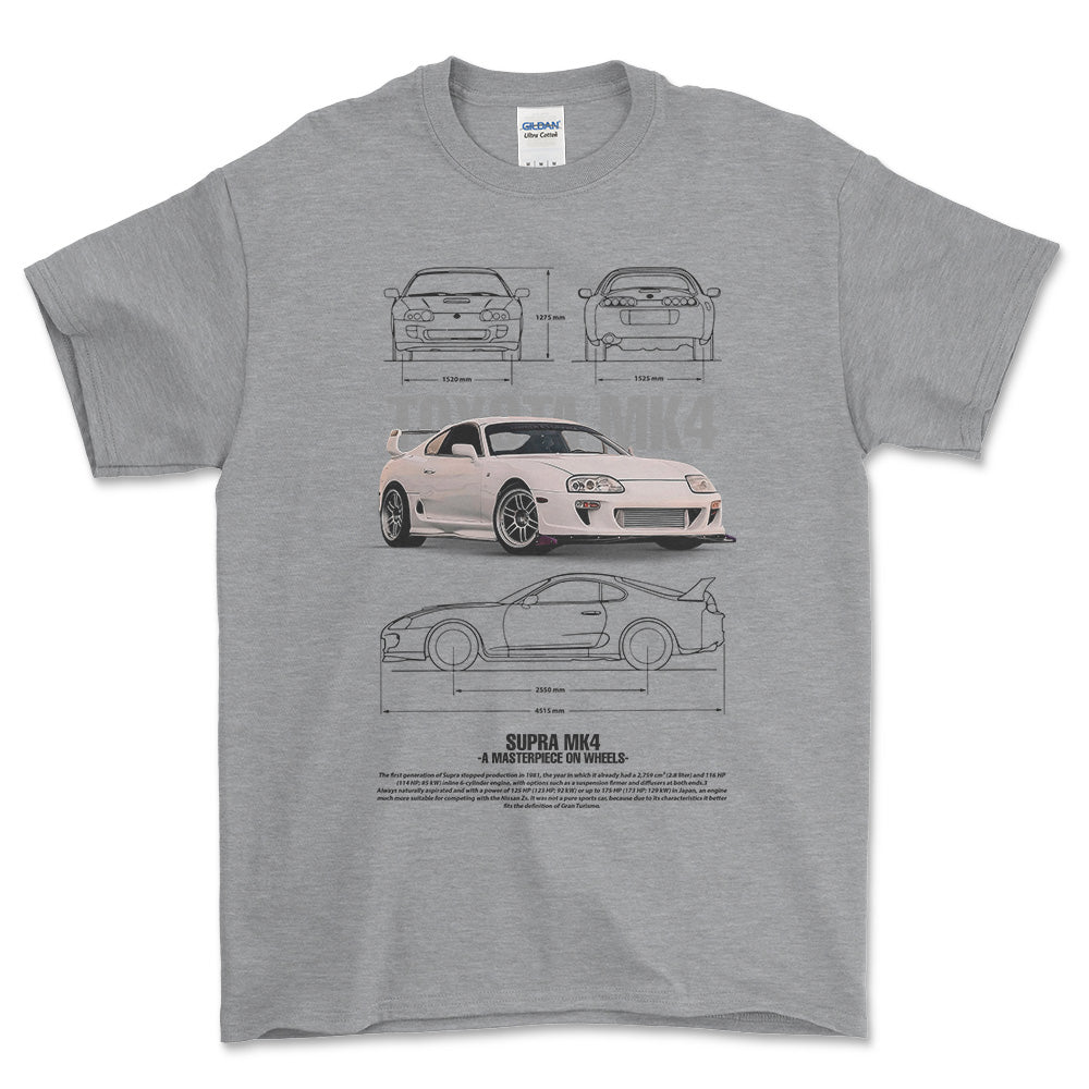 Toyota Supra MK4 - Unisex T-Shirt-Beklædning-Toyota-Garage Culture Shop- garage - man cave - merchandise