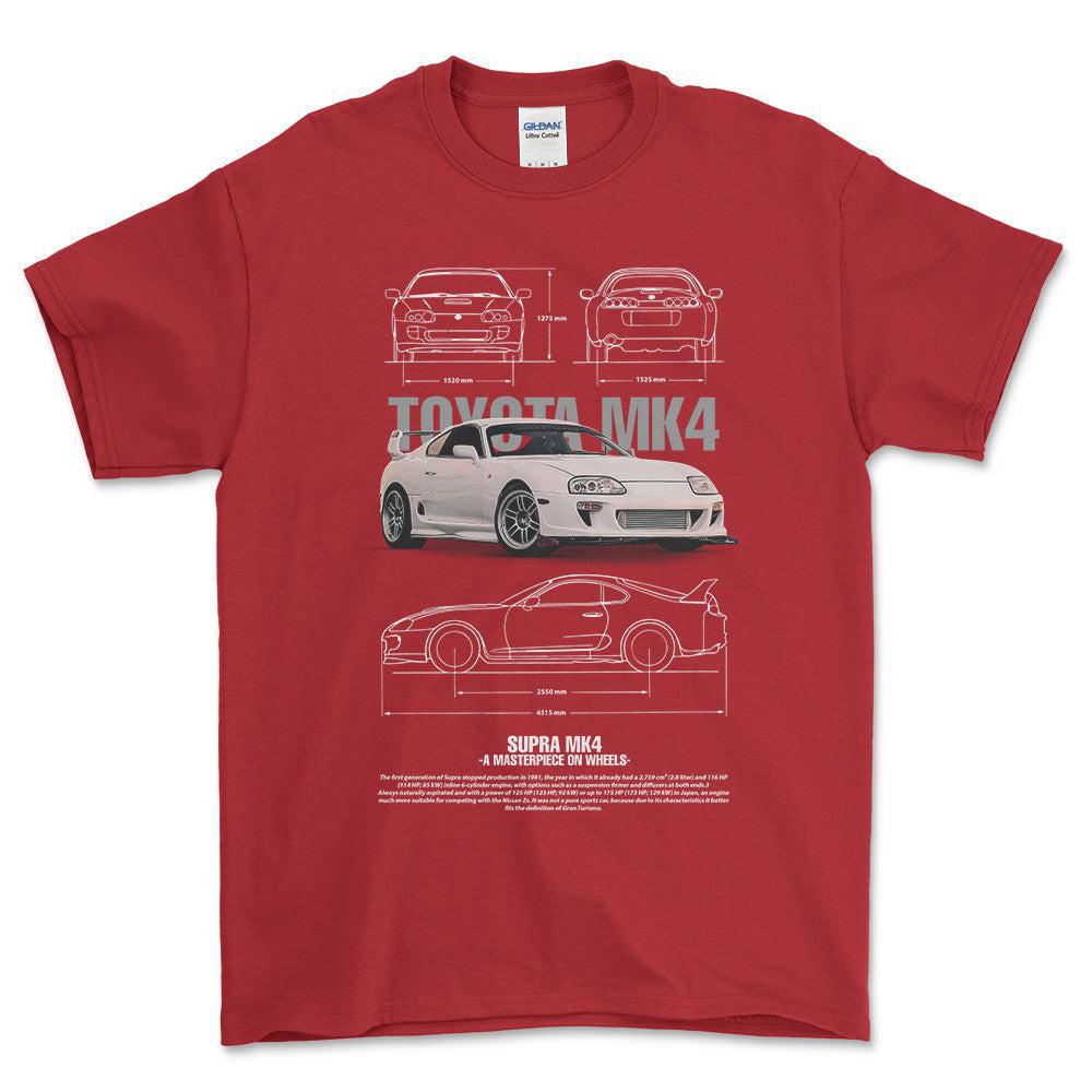 Toyota Supra MK4 - Unisex T-Shirt-Beklædning-Toyota-Garage Culture Shop- garage - man cave - merchandise