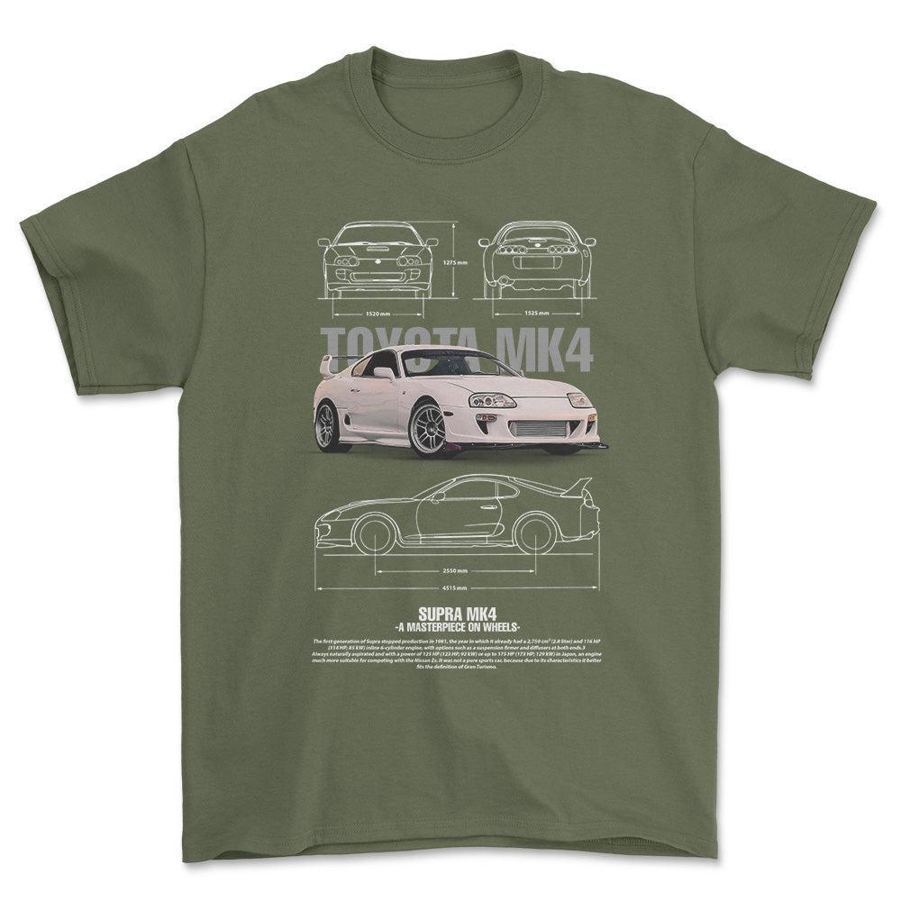 Toyota Supra MK4 - Unisex T-Shirt-Beklædning-Toyota-Garage Culture Shop- garage - man cave - merchandise