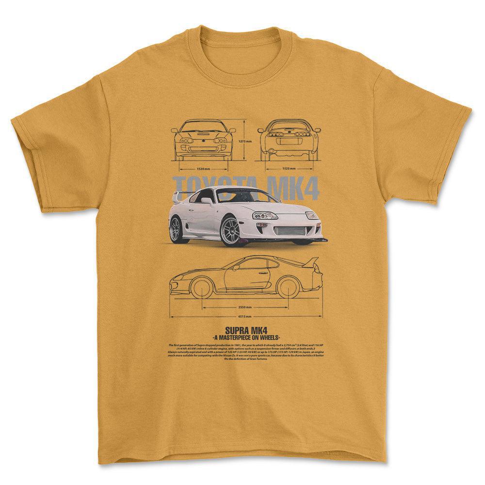 Toyota Supra MK4 - Unisex T-Shirt-Beklædning-Toyota-Garage Culture Shop- garage - man cave - merchandise