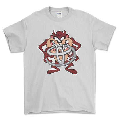Toyota TAZ Unisex T-Shirt , Bomuld-Beklædning-Toyota-Hvid-S-Forside-Garage Culture Shop- garage - man cave - merchandise