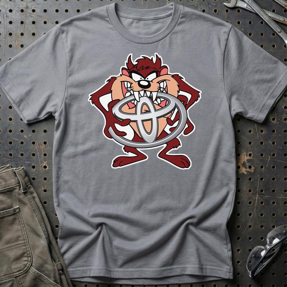 Toyota TAZ Unisex T-Shirt , Bomuld-Beklædning-Toyota-Grå Sport-S-Garage Culture Shop- garage - man cave - merchandise