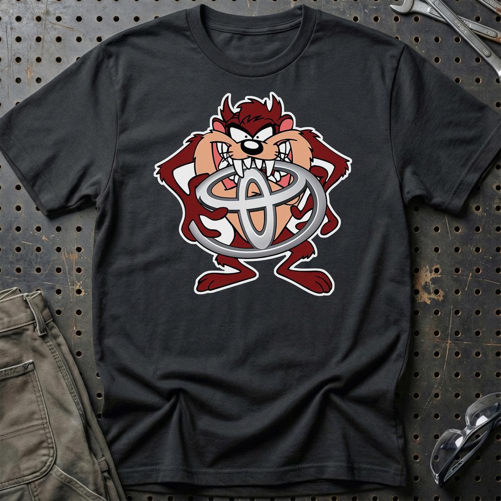 Toyota TAZ Unisex T-Shirt , Bomuld-Beklædning-Toyota-Sort-S-Garage Culture Shop- garage - man cave - merchandise