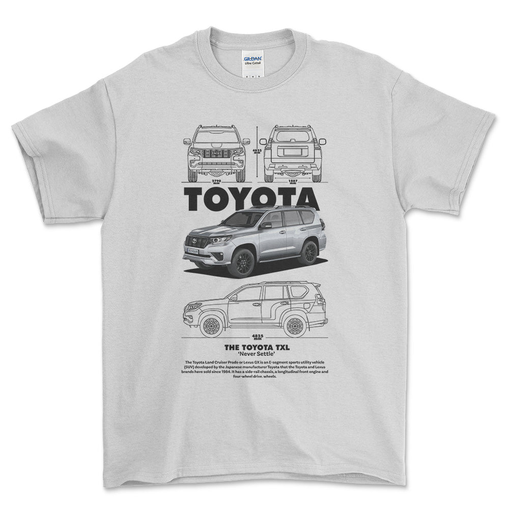Toyota TXL - Unisex T-Shirt-Beklædning-Toyota-Hvid-S-Forside-Garage Culture Shop- garage - man cave - merchandise