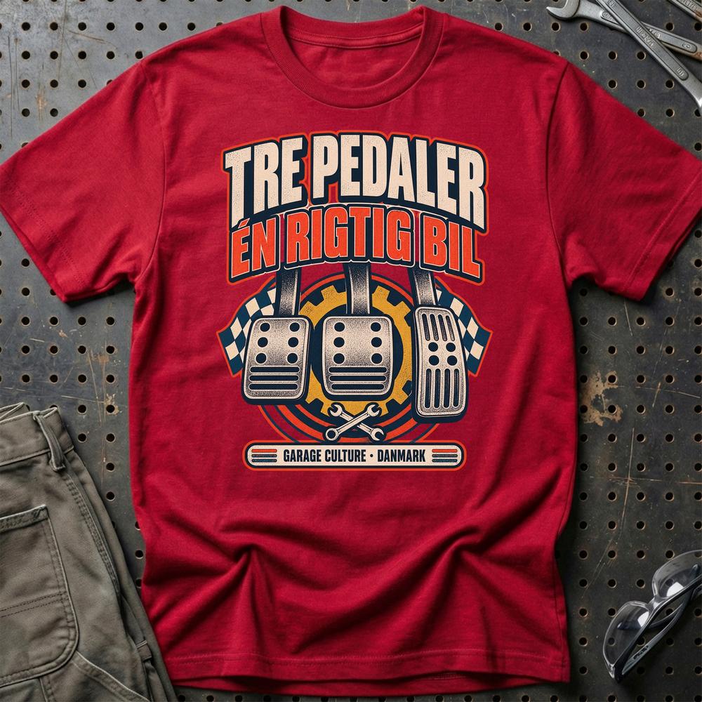 
Produktbillede af Tre Pedaler – Én Rigtig Bil T-Shirt