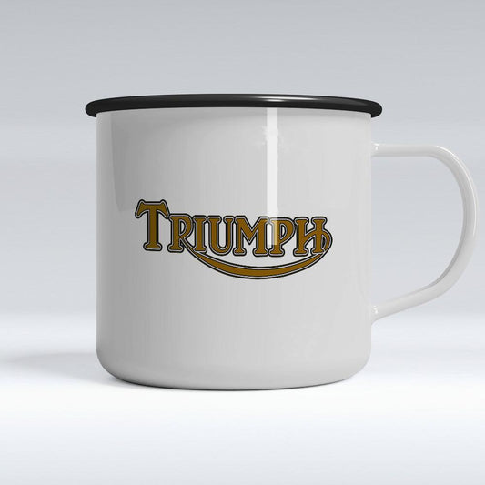 Triumph Emaljekrus-Krus-Triumph-Garage Culture Shop- garage - man cave - merchandise