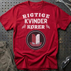 Triumph Rigtige Kvinder Kører T-Shirt-Beklædning-Triumph-Garage Culture Shop- garage - man cave - merchandise