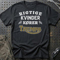 Triumph Rigtige Kvinder Kører T-Shirt-Beklædning-Triumph-Sort-S-Garage Culture Shop- garage - man cave - merchandise